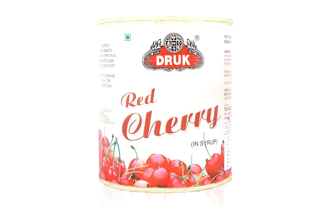 Druk Red Cherry (In Syrup)   Tin  850 grams
